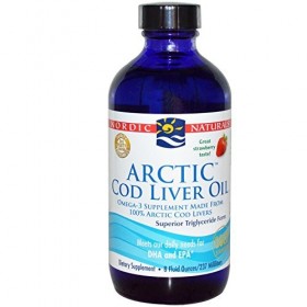 Arctic Cod Liver Oil, 1060mg Strawberry - 237 ml.