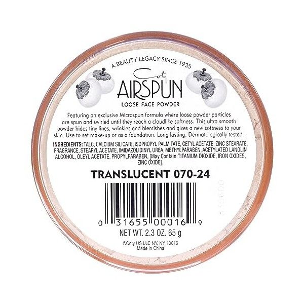 COTY Airspun Loose Face Powder - Translucent