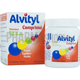 ALVITYL Urgo Comprimes 100 mg Vitamines Pack 40