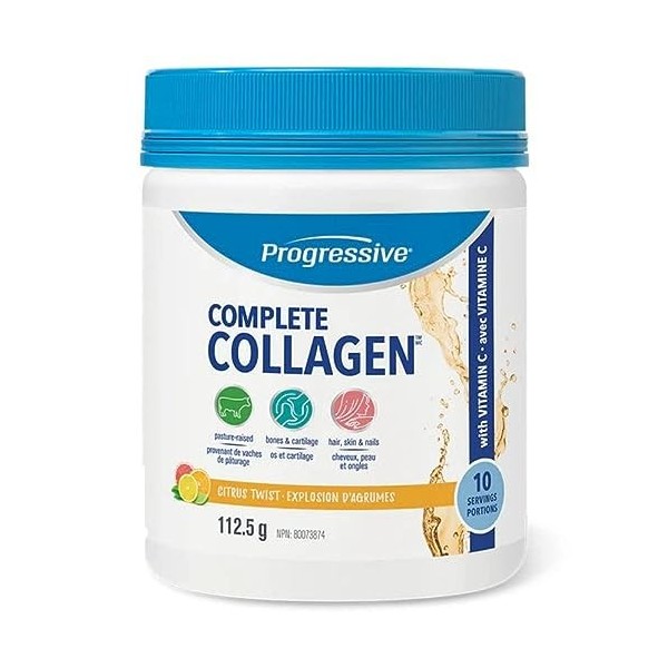 Progressive Complete Collagen 112.5g Citrus Twist