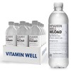 Vitamin Well - Boissons enrichies en vitamines et en minéraux goût kiwi, citron, 12x500ml Refresh 