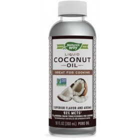 Natures Way, Liquid Coconut Premium Oil, 10 fl oz 296 ml 