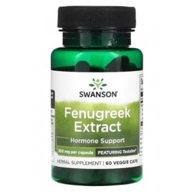 Swanson Extrait de Fenugrec Actif 300mg - 60 vcaps | Complément alimentaire naturel pour la vitalité et la digestion