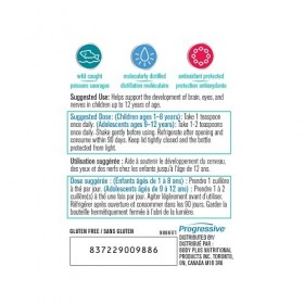 Progressive Omegessential for Kids - Natural Bubble Gum Flavour 200 Milliliter Natural Bubble Gum