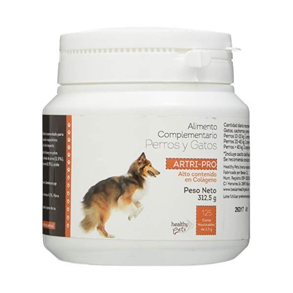 Healthy Pets Artri-Pro Vétérinaire 125 Comp. 200 ml.