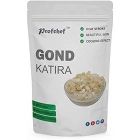 Verem Profchef Masque anti-âge pour une belle peau Gond Katira Tragacanth Gum 250 g 