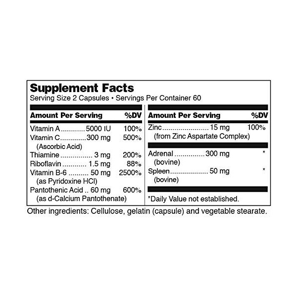 Douglas Laboratories, Adrenplus 300, 120 Capsules