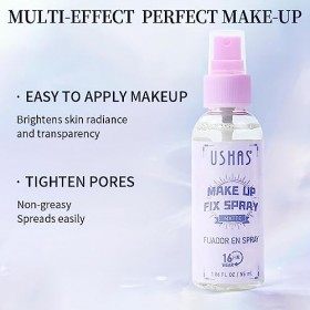 Spray fixateur, Brume de maquillage de finition pour le visage, Spray hydratant léger pour le visage, brume de contrôle de l