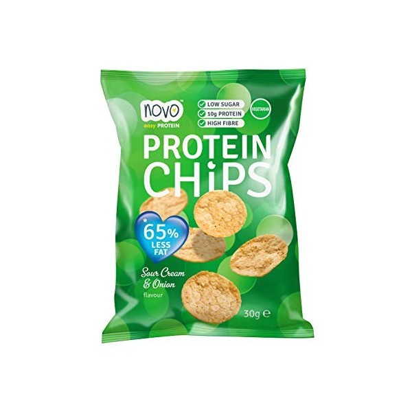 Novo Nutrition | Boîte Protein Chips 6x30g | Chips | Chips protéinées