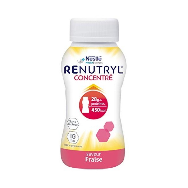 Nestlé Renutryl Concentré Mélange de Protéines Fraise