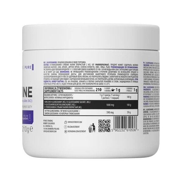 OSTROVIT 100% glucosamine - 210 g - Pure