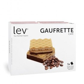 Lev Diet - Gaufrettes Protéinées - En-cas sain et protéiné - Idéale pour les petites faims - Rééquilibrage alimentaire, perte