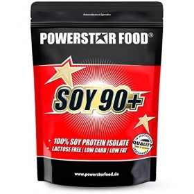 SOJA PROTEINE ISOLAT, SOY 90+, Poudre incomparable, goût excellent, 100% végétalien, instantané, non modifié génétiquement et