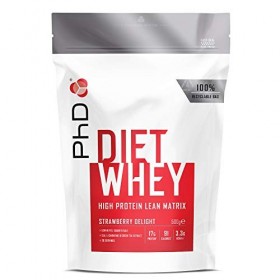 PhD Nutrition Diet Poudre de protéine de lactosérum Poudre de protéine de lactosérum maigre Délice de fraise à faible teneur 