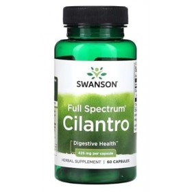 Swanson Coriandre Spectre Complet, 425mg - 60 capsules | Complément alimentaire naturel pour la digestion et la detoxificatio