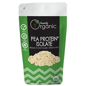 D-Alive Plant Based Pea Protein Powder Unflavoured Protein Isolate: 80%, Vegan, Gluten Free, No Sugar Packed in Eco-Friendly 