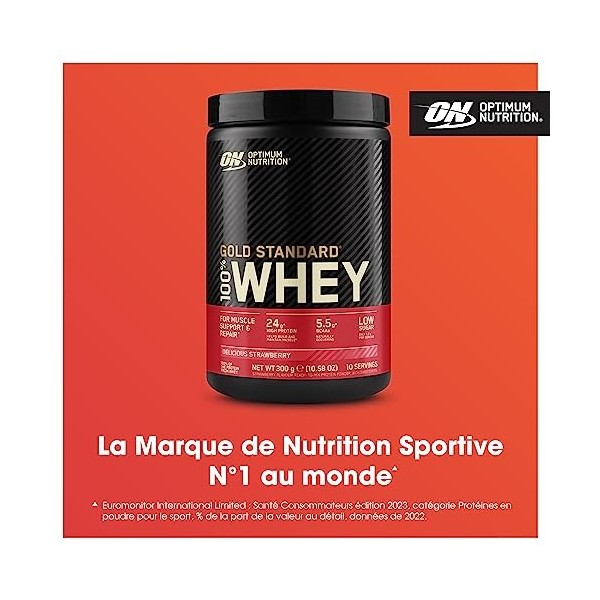 Optimum Nutrition | 100% Whey Gold Standard 300g | Whey protéine | Whey Gold petit format