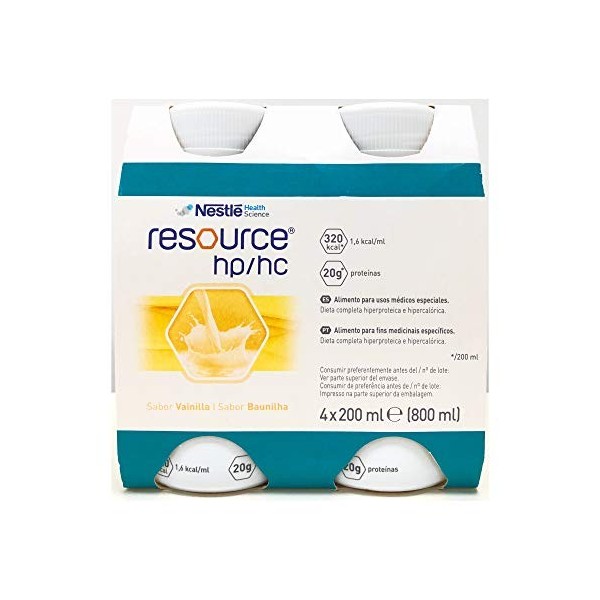 Resource Hp/Hc Vainilla 200 ml x 4