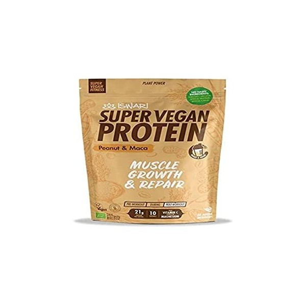 ISWARI SVF Protein Peanut & MACA 350 g, Neutre, Standard