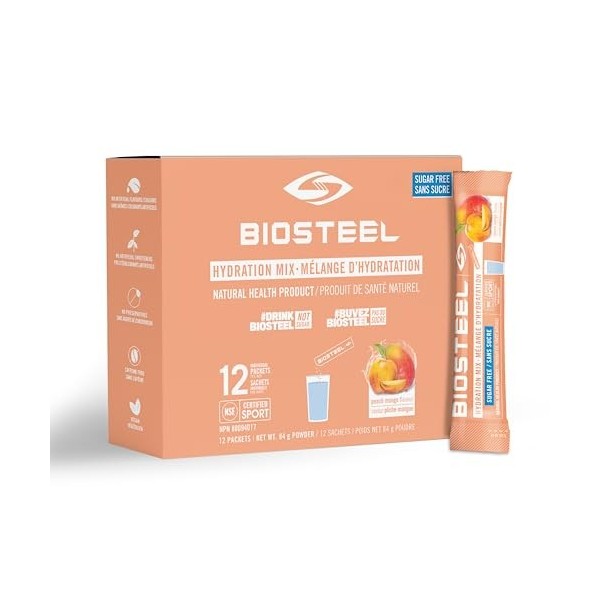 Biosteel Hydration Mix 12 x 7 g Pêche Mangue
