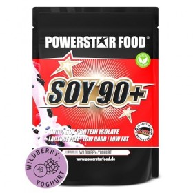 Powerstar SOY 90+ | 1kg Isolat de Protéine de Soja | Fabriqué en Allemagne | Alternative végétalienne à la Whey Protein Powde