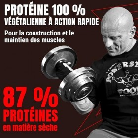 Powerstar SOY 90+ | 1kg Isolat de Protéine de Soja | Fabriqué en Allemagne | Alternative végétalienne à la Whey Protein Powde