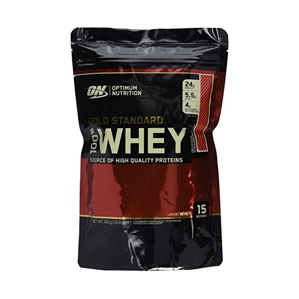 Optimum Nutrition | 100% Whey Gold 450gr | Whey protéine | 24 g de protéines par dose !