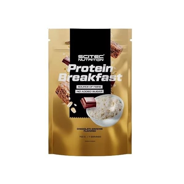 Scitec Nutrition | Protein Breakfast 700g | Flocons davoine | Petit déjeuner complet et protéiné