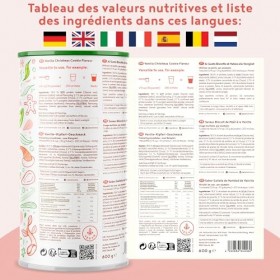 Vegan Protein Shake BISCUIT VANILLE - Protéine végétale de sojar, riz, pois, graines de lin, amarante, tournesol, pépins de c