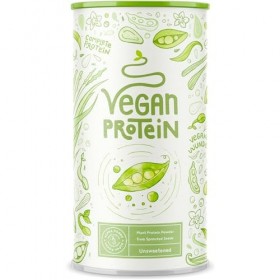 Vegan Protein fait pour cuisiner & boire - non sucré & non aromatisé - Protéine végétale de riz germé, pois, graines de lin, 