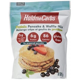 HoldTheCarbs - Low Carb Protein Bake Mixes Large Protein Almond Flour Pancake and Waffle Mix 320g