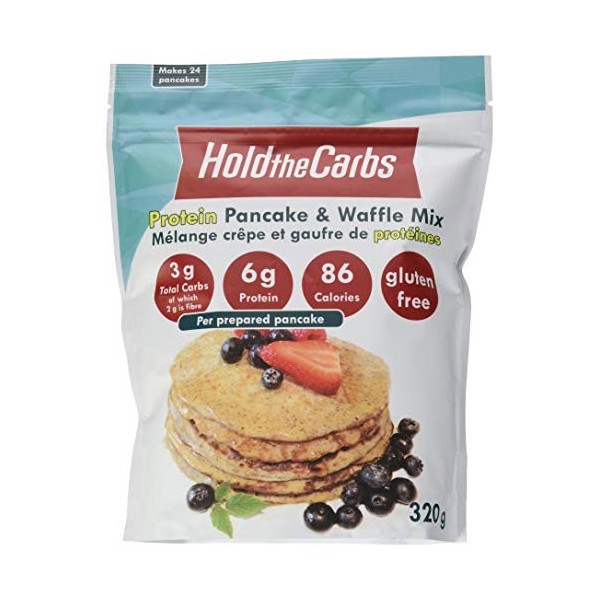 HoldTheCarbs - Low Carb Protein Bake Mixes Large Protein Almond Flour Pancake and Waffle Mix 320g