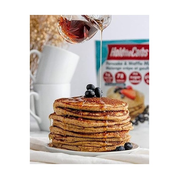 HoldTheCarbs - Low Carb Protein Bake Mixes Large Protein Almond Flour Pancake and Waffle Mix 320g