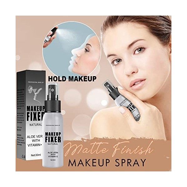 Katutude Setting Spray Makeup, Spray Fixateur de Maquillage Mat 30ml Makeup Setting Spray Hydratant Fixant Fixation du Maquil