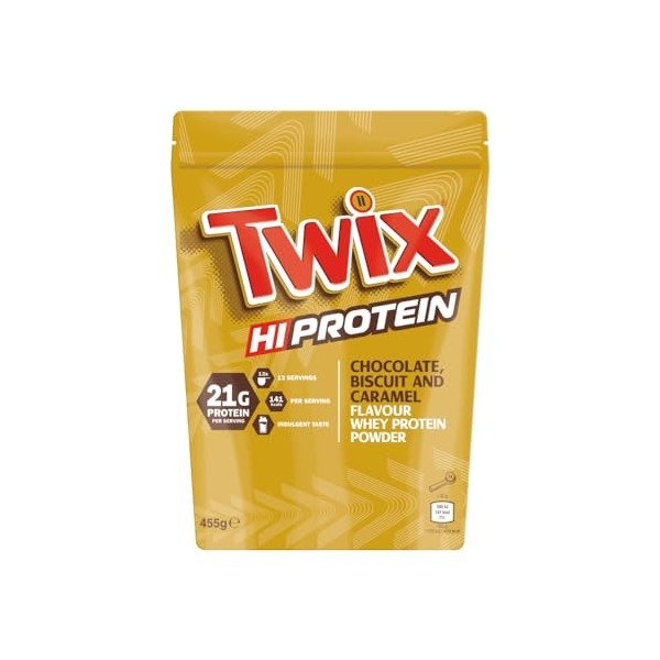Twix Protein Powder 455g Chocolat, biscuit et caramel