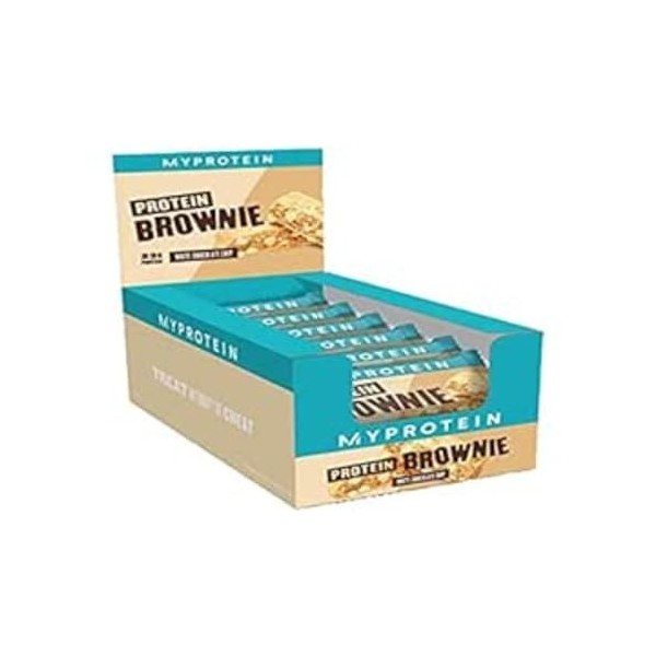 My Protein Barre Protéine Saveur White Chocolate Brownie 12 x 75 g