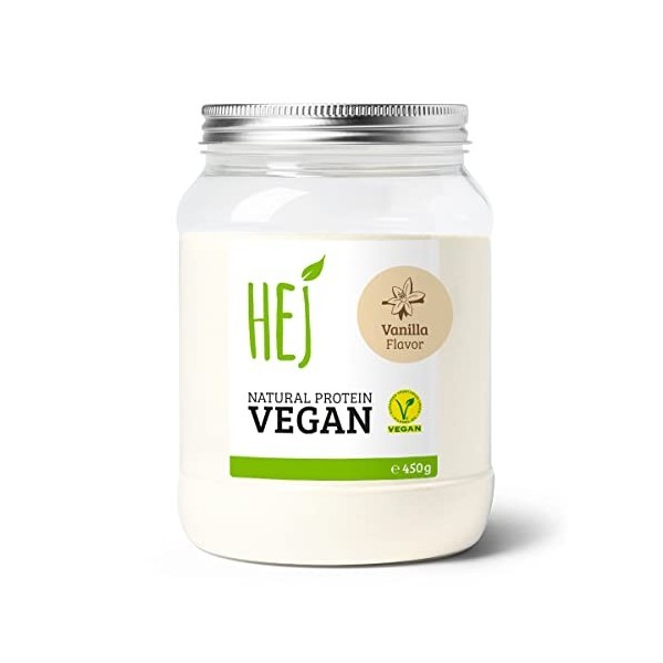 HEJ Natural Vegan 450 g Vanilla Protéine Végétarienne