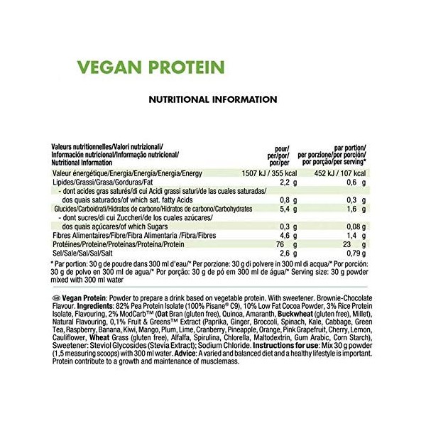 WEIDER VEGAN PROTEIN 750 GRS - VANILLE