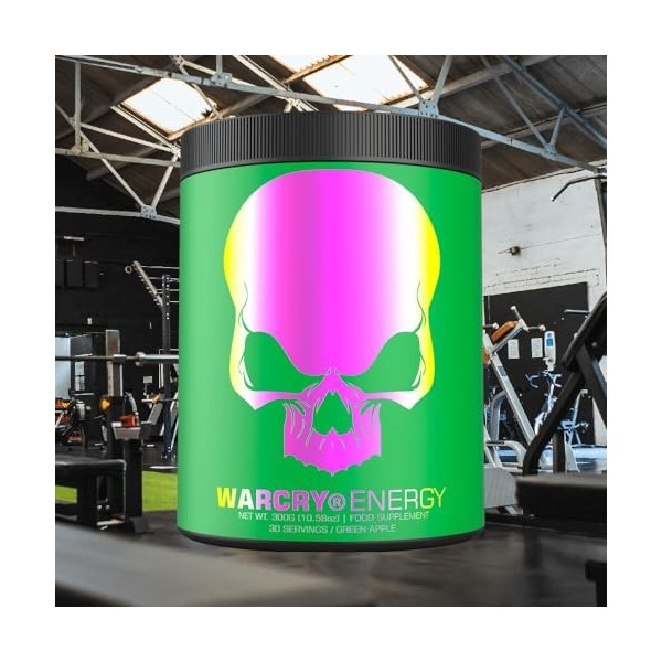 Genius Nutrition WARCRY Energy 300g Pomme verte