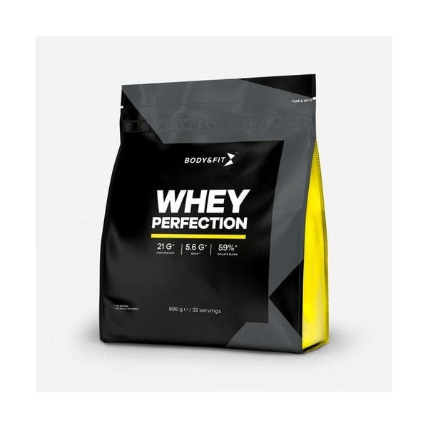 Body&Fit Whey Perfection - Whey Protein - Sachet de 750 grammes - Goût: Chocolat Blanc