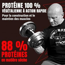 Powerstar SOY 90+ | 1kg Isolat de Protéine de Soja | Fabriqué en Allemagne | Alternative végétalienne à la Whey Protein Powde