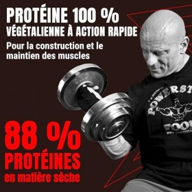 Powerstar SOY 90+ | 1kg Isolat de Protéine de Soja | Fabriqué en Allemagne | Alternative végétalienne à la Whey Protein Powde