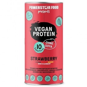 Powerstar PROTEINE VÉGÉTALE 500 g | Vegan protein powder sans soja | Poudre de protéines multicomposants enrichie de 10 super