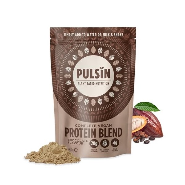 Pulsin Chocolate Pea Protein 250g