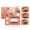 RoseFlower Poudre de Sourcils - Ensemble de démarrage de poudres à sourcils 6 couleurs avec contour des sourcils, Spoolie, Ci