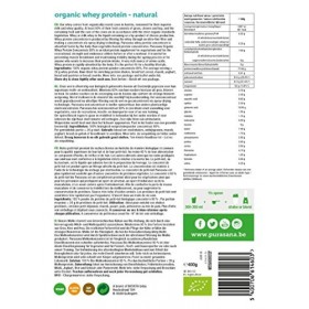 Purasana | Poudre Protéines Végétales Whey 400 g | Petit-Lait nautral | Qualité premium bio