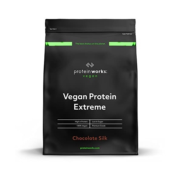 Protein Works - Protéine Végane Extrême | Mélange de vitamines ajouté | Qualité première | Shake de protéines végétales | 14 
