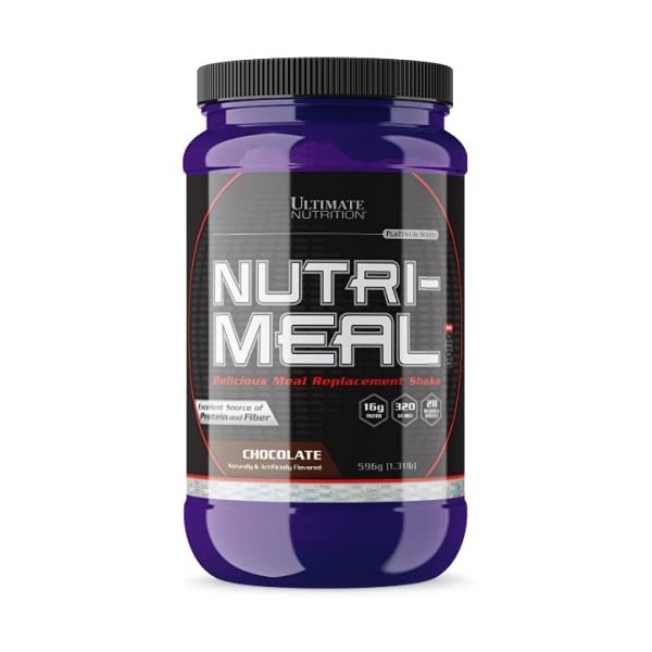 Ultimate Nutrition NUTRI-MEAL, Whey Protein Concentrate With Bcaas, Immune System Support, Source Of Protein And Fiber, Suppo