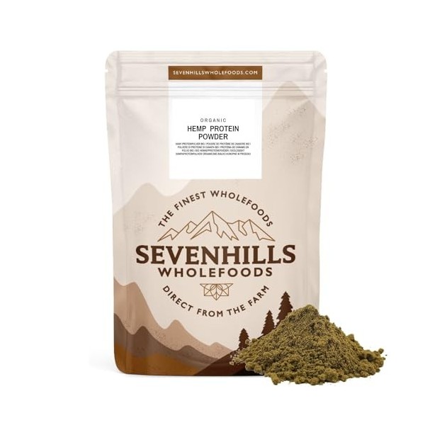 Sevenhills Wholefoods Poudre De Protéine De Chanvre Cru Bio 2kg