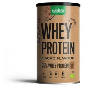 Purasana - Whey Protéine de petit lait Chocolat bio 400 g 